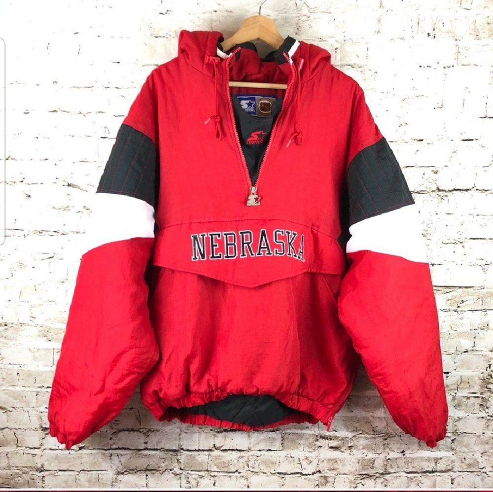 Starter Jacket Vintage 1990's Nebraska Huskers NHL